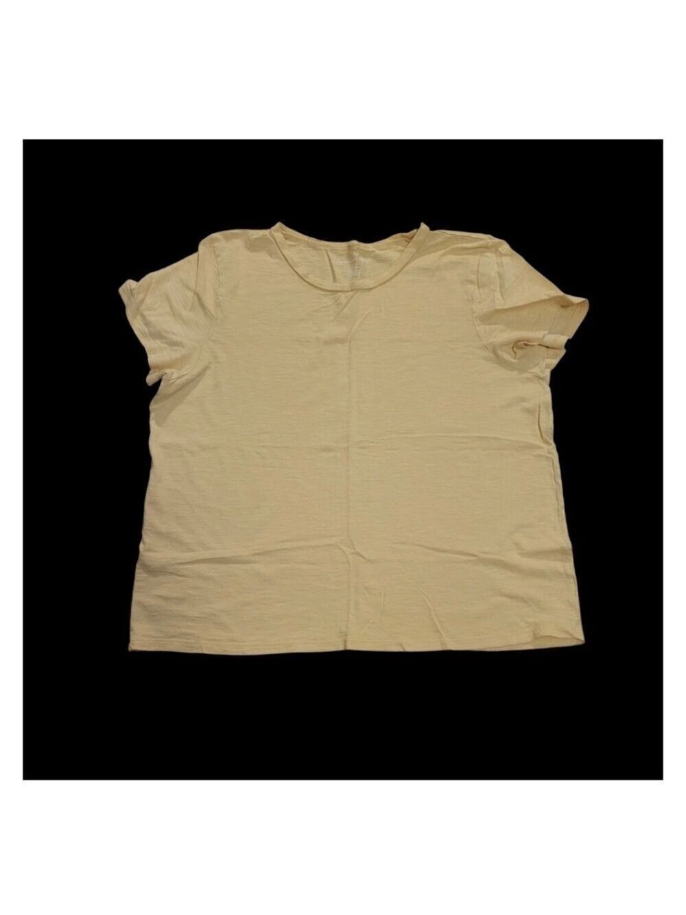 American Eagle Outfitters Light Yellow Short Sleeve Tee XL